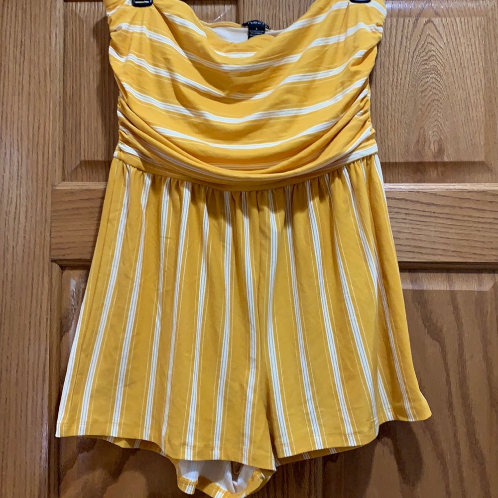 Strapless Romper